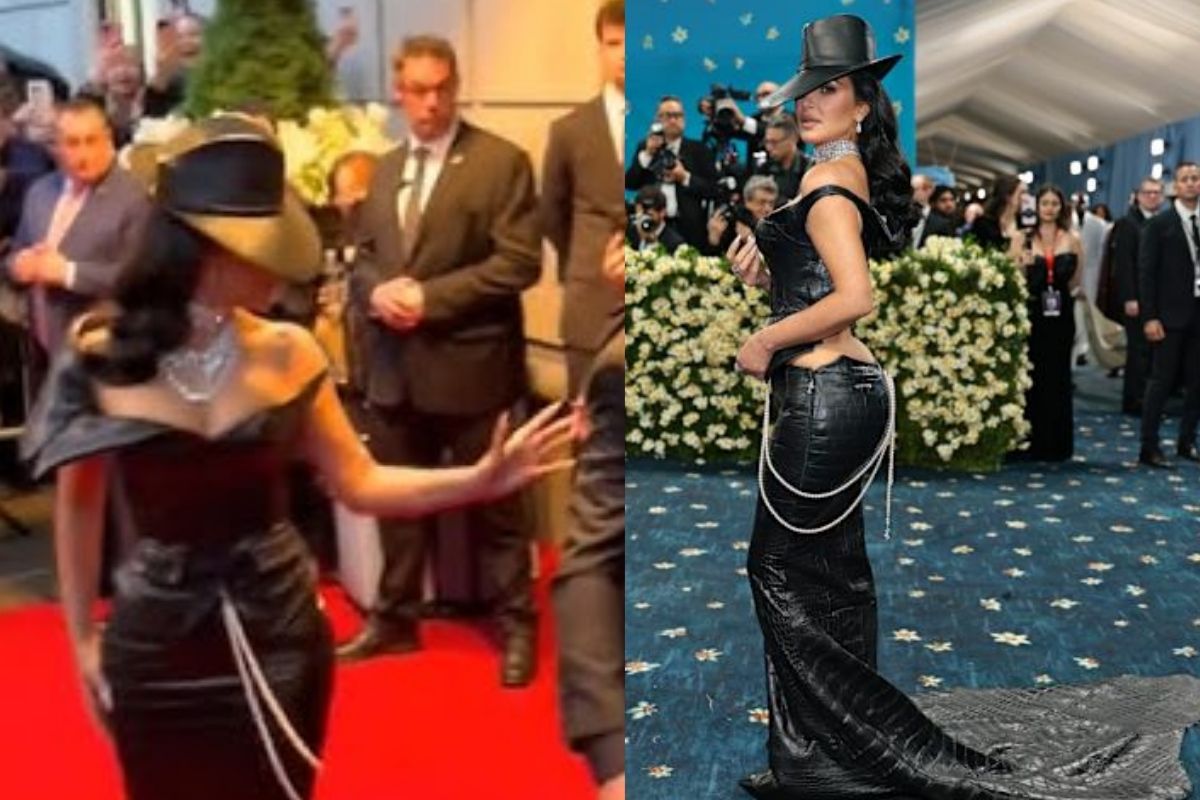 Kim Kardashian’s Tripped Guard