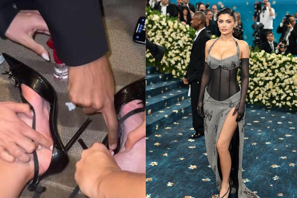 Kylie Jenner’s Painful Shoe Mishap