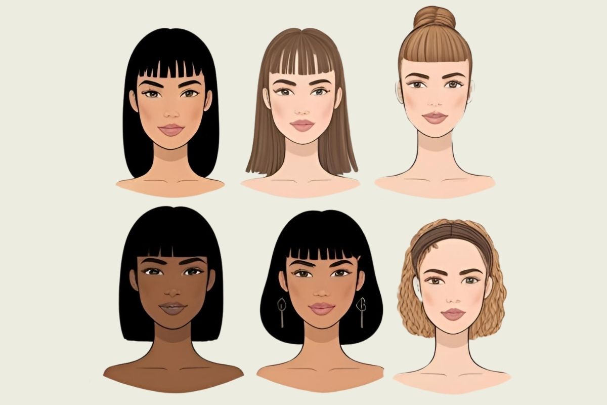 Matching Bangs with Face Shapes