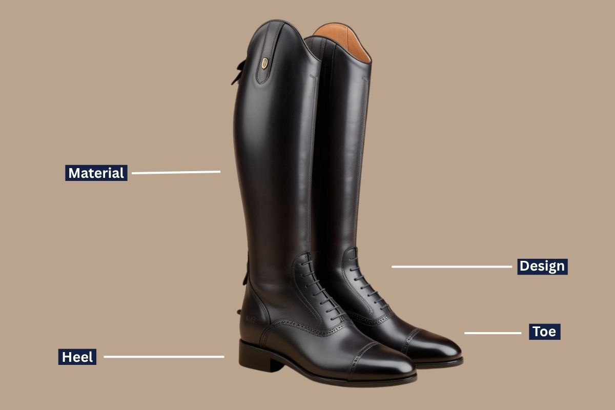 equestrian riding boots Features