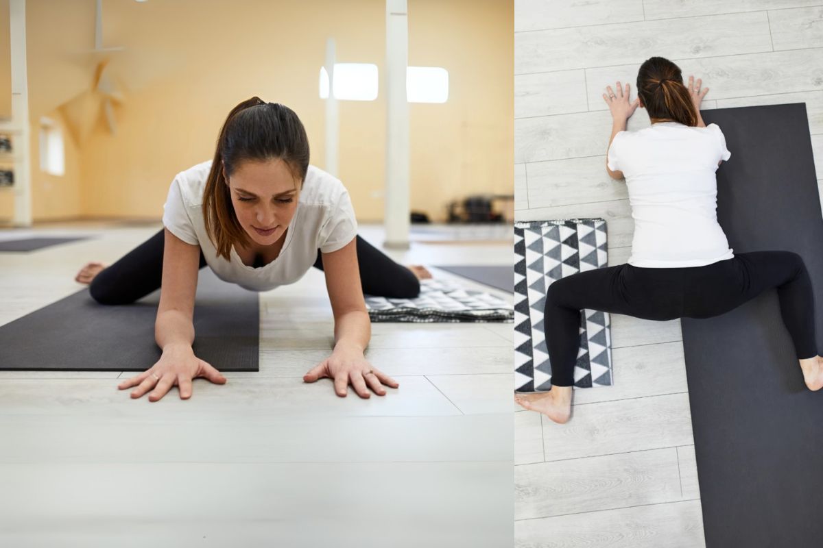 frog pose