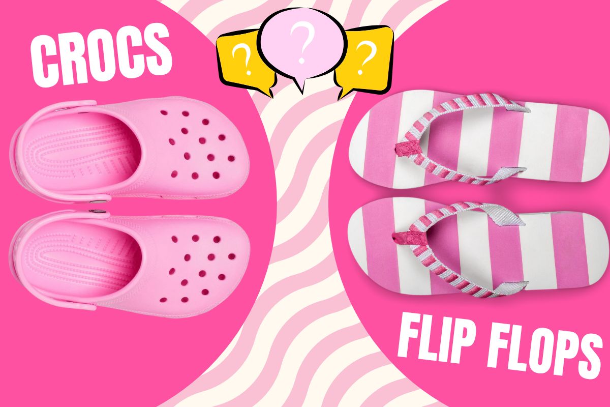 Crocs or flip-flops