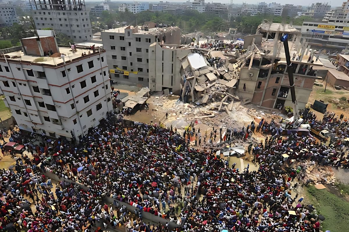Rana Plaza in Bangladesh collapsed